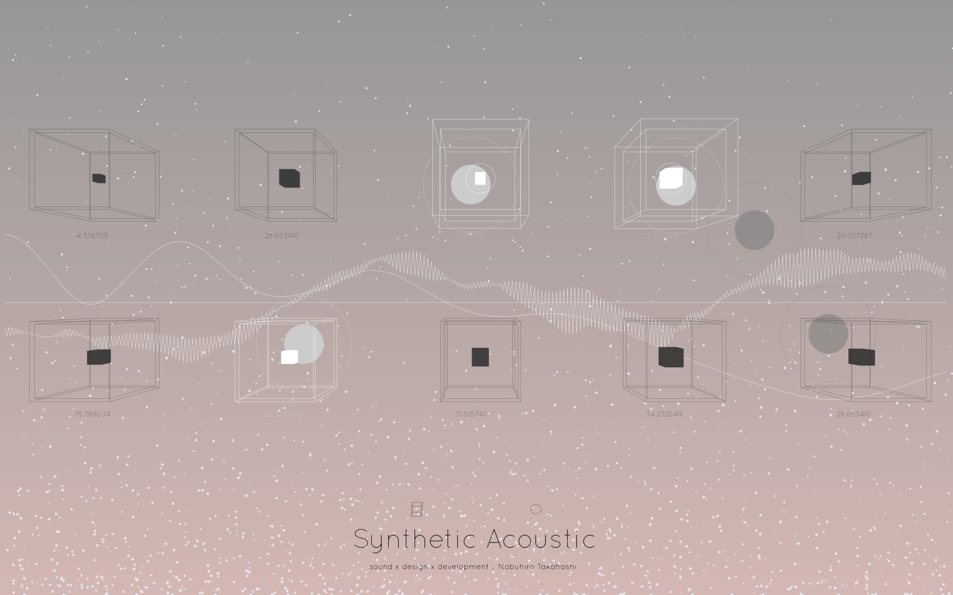 空間に浮かぶオブジェクトを指で操作して演奏する「Synthetic Acoustic」を作りました