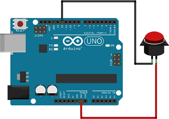 Arduino で Push ボタンが押されたことを検知する仕組みを作ってみる