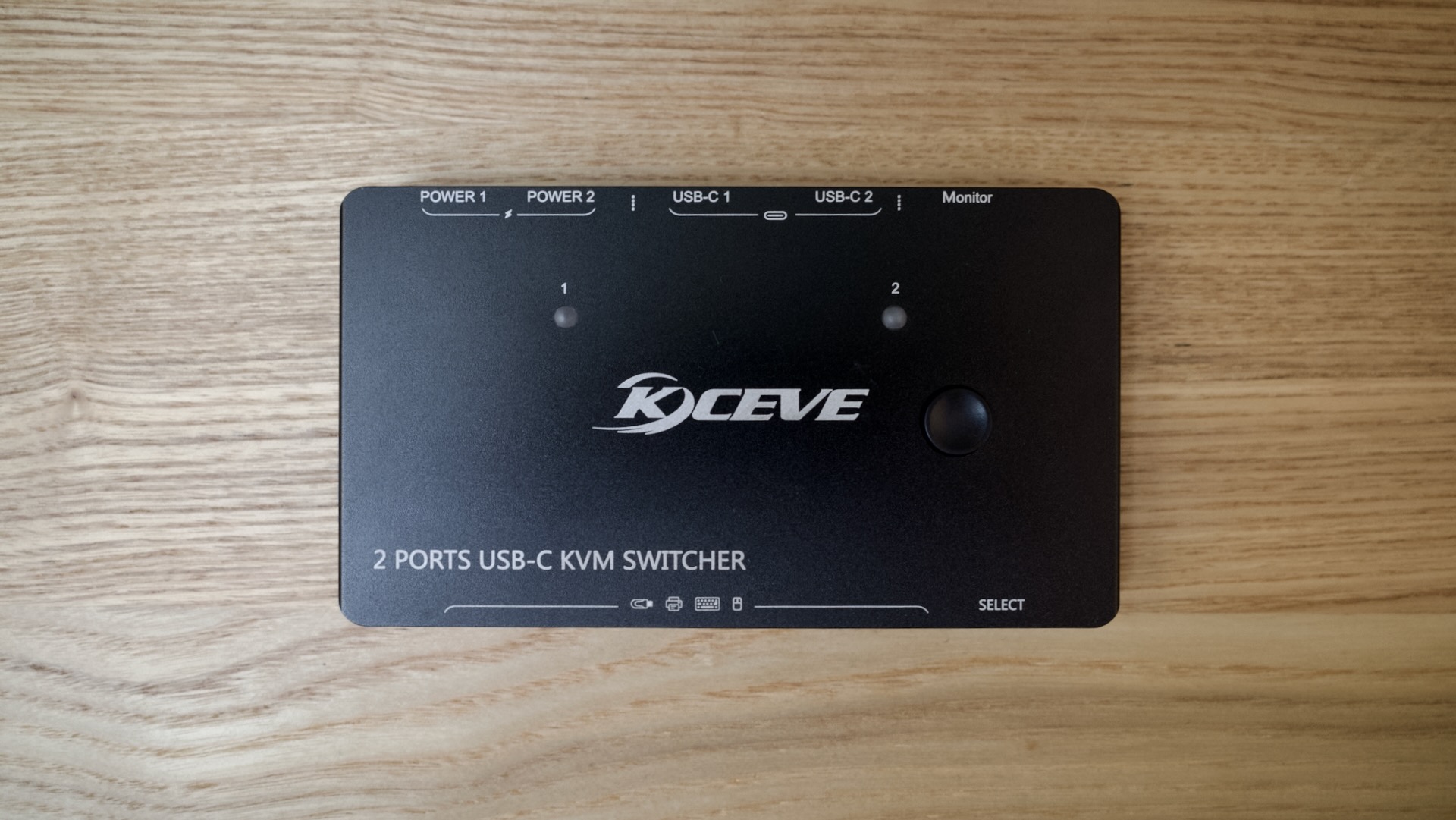 KCEVE 2 Ports USB-C KVM Switcher